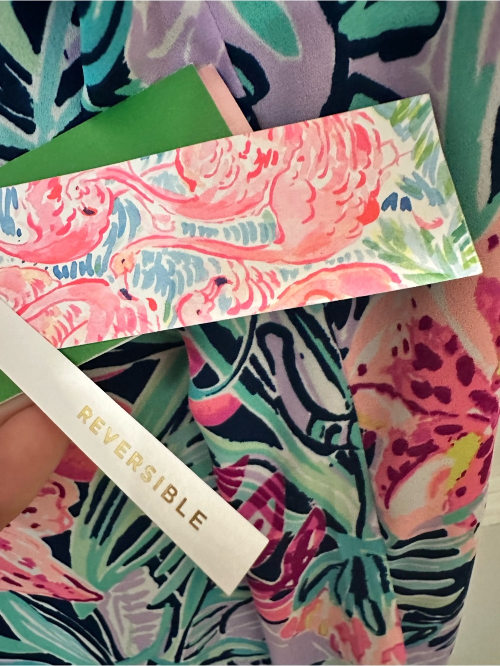 Lilly Pulitzer Reversible Tropical Print Midi Dress - Picture 3 of 6